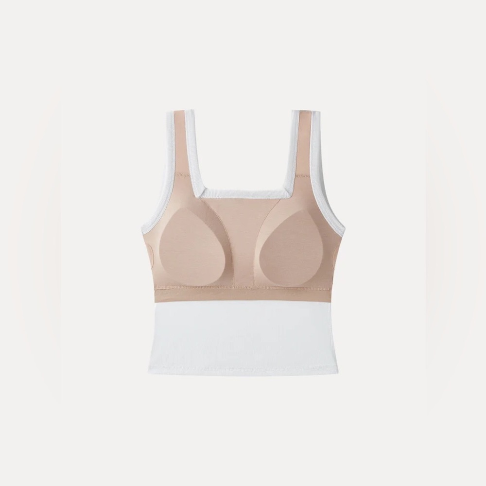 OGL Square Open-Back Brami Tank Top - XXL butter yellow - Picture 4 of 4